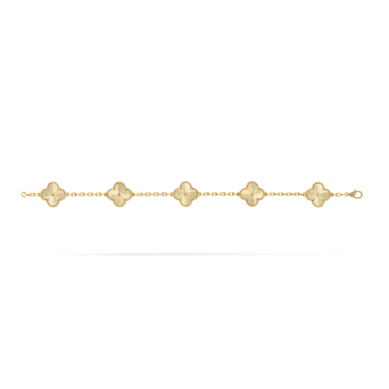 Vintage Alhambra Bracelet in Yellow Gold