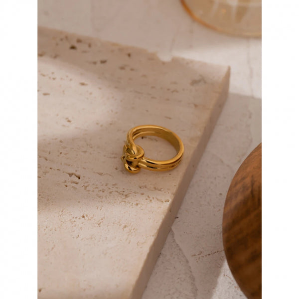 Tie Round Hollow Ring