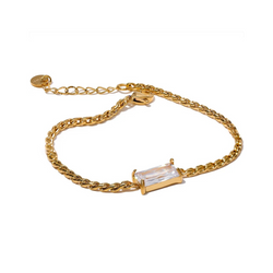 18K Gold Stainless Steel Chain Bracelet