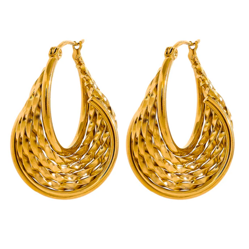 18K Gold Earrings