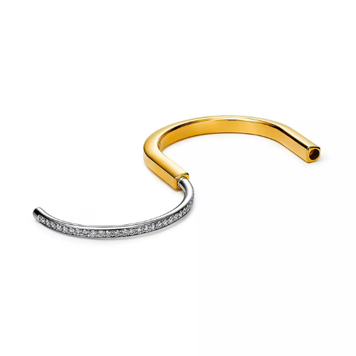 Lock Diamond Bangle