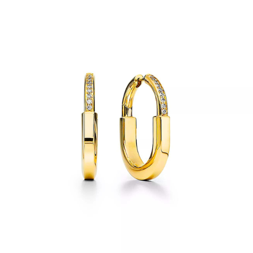 Lock Diamond Earrings