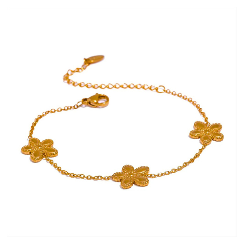 Flower Gold Chain bracelet