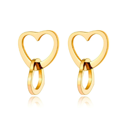 Double Heart Earrings