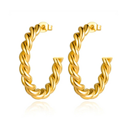 14K Gold Plated Gold Earrings