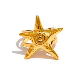 Starfish Open Ring