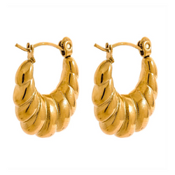 Croissant Hoop Earrings