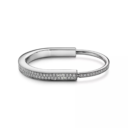 Lock Full Pavé Diamonds Bangle