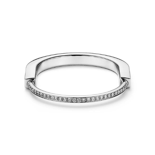 Lock Full Pavé Diamonds Bangle