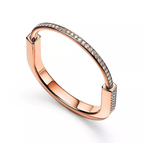 Lock Full Pavé Diamonds Bangle