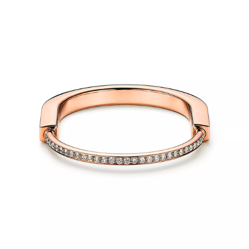 Lock Full Pavé Diamonds Bangle