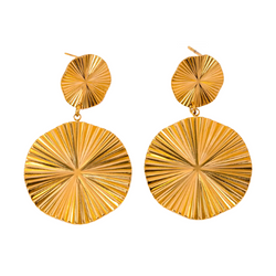 Exaggerated Round Earrings