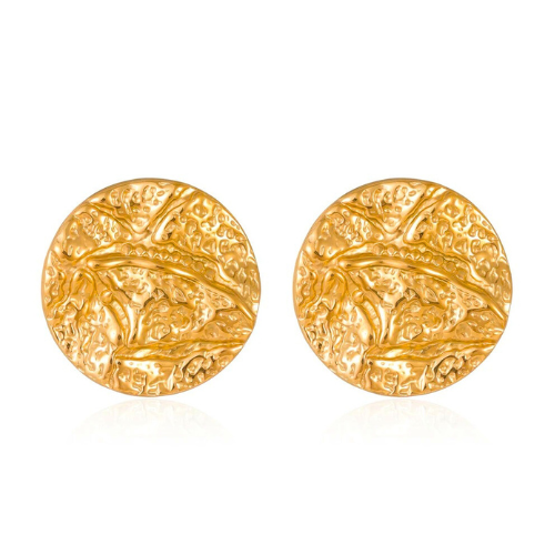 Large Disc Earrings