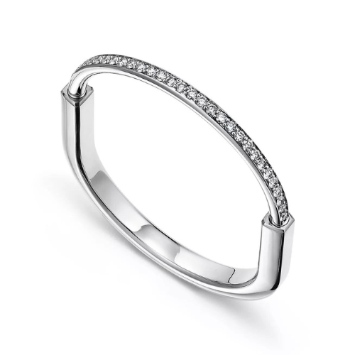 Lock Diamond Bangle