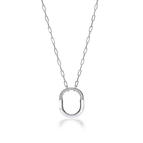 Lock Diamond Necklace