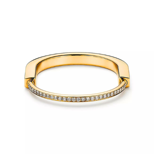 Lock Full Pavé Diamonds Bangle