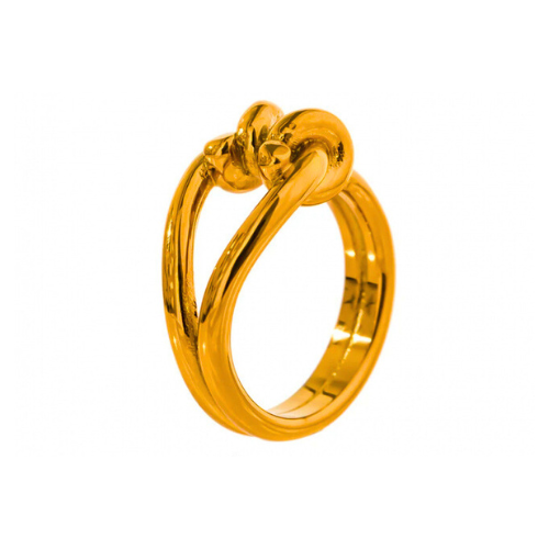 Tie Round Hollow Ring