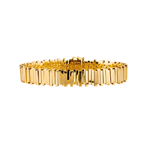 18k Yellow Gold Tennis Bracelet