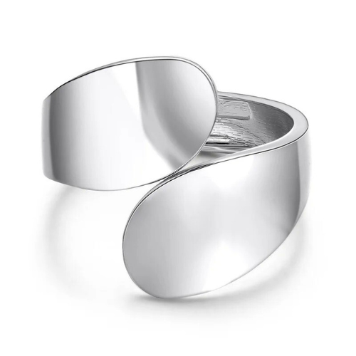 Wide Alloy Bangle Bracelets