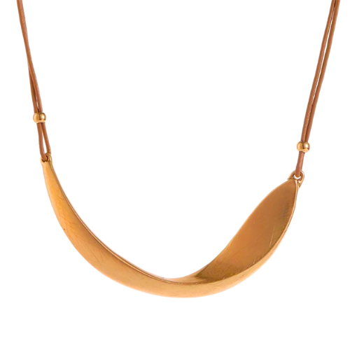 Gold-Tone Twisted Necklace