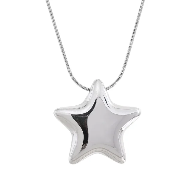 Starlight Stainless Steel Pendant Necklace