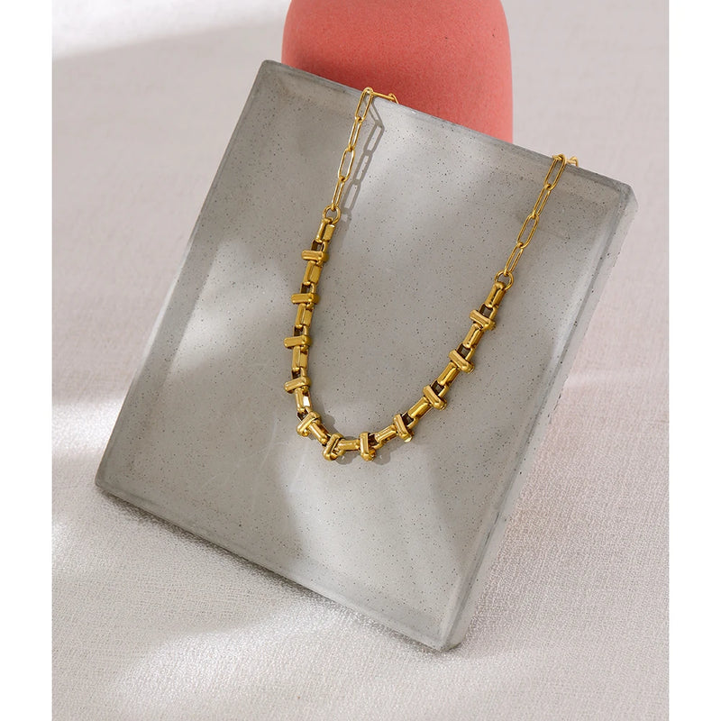 18K Gold Chain Necklace