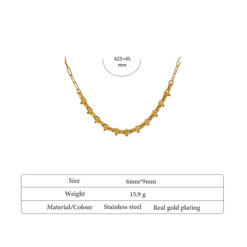 18K Gold Chain Necklace