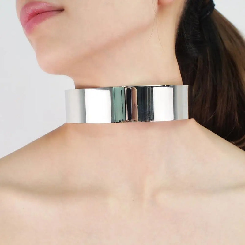 Statement Torque Choker Necklace