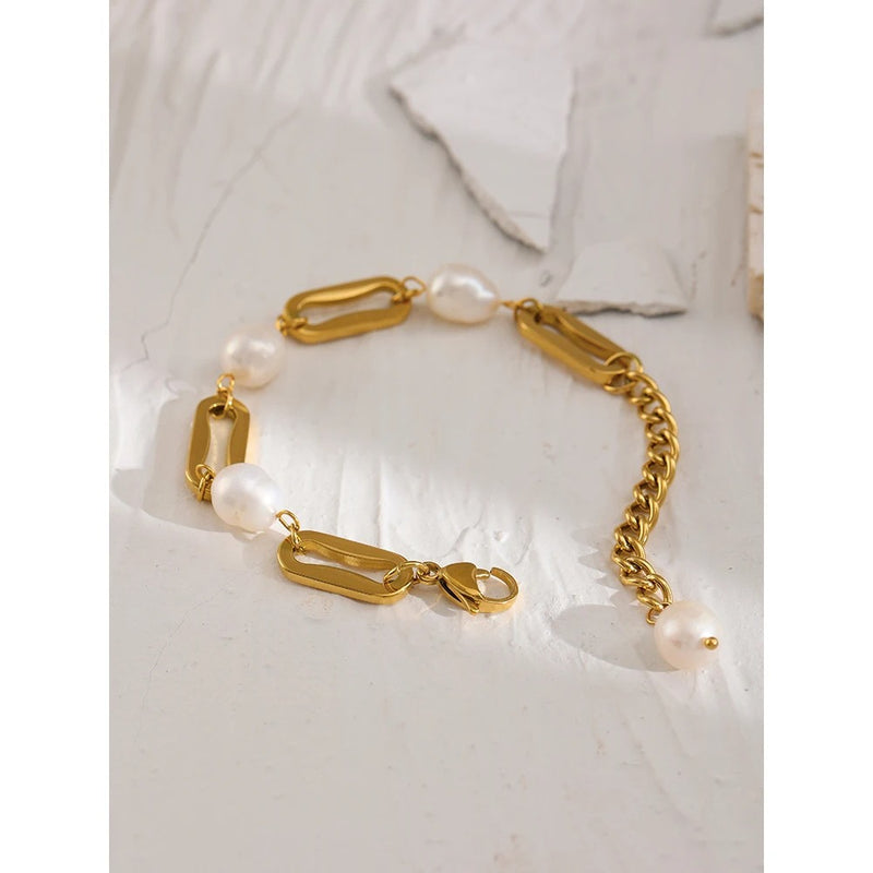 Pearl Chain Bracelet