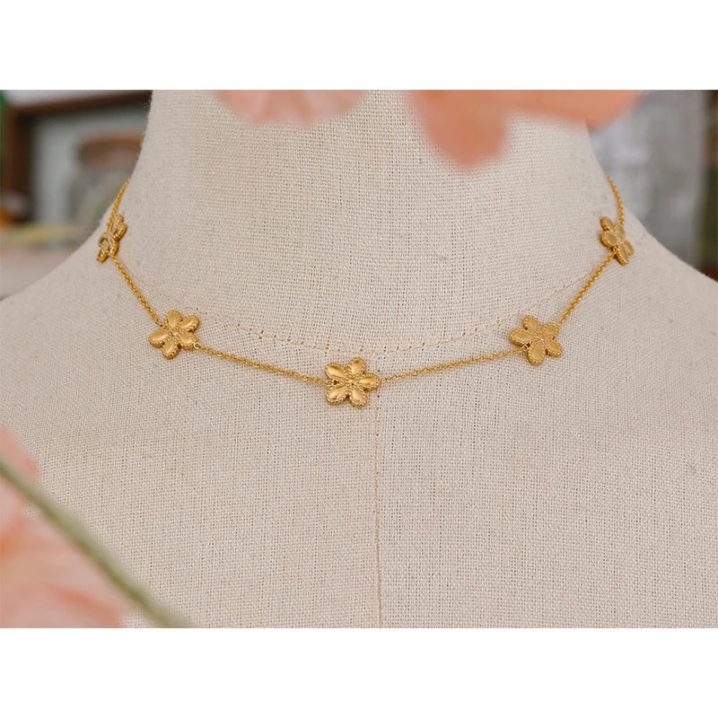 Flower Gold Chain bracelet