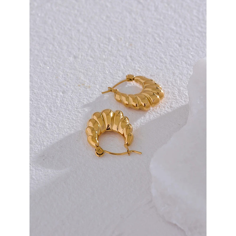 Croissant Hoop Earrings