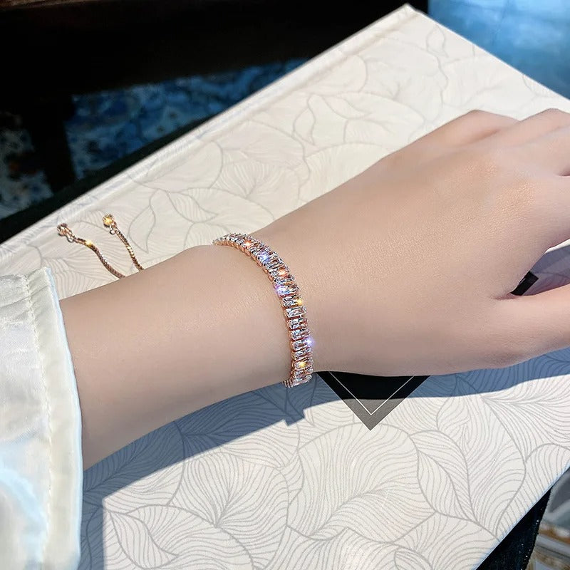 Rhinestone Stainless Steel Bracelet