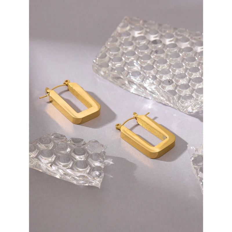 Cube Square Earrings