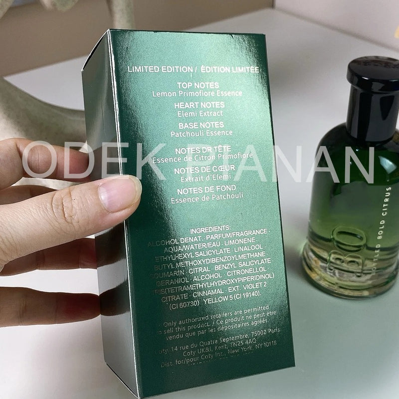 100ml Glass Bottled Men Confidence Citrus Perfume Lasting Woody Pheromone Men Balminess Body Spray Perfum
