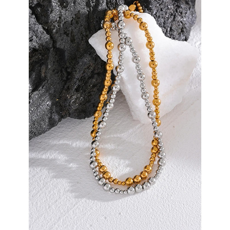 Minimalist Beads Chain Necklace