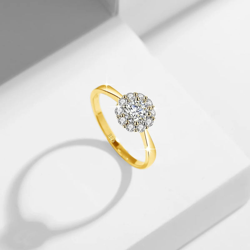 Moissanite Diamond Ring