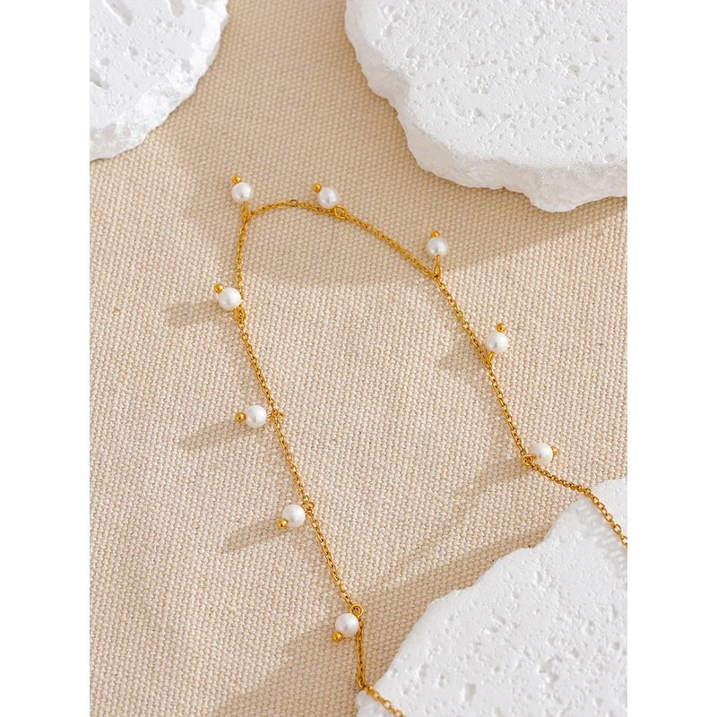 Shell Pearls Necklace