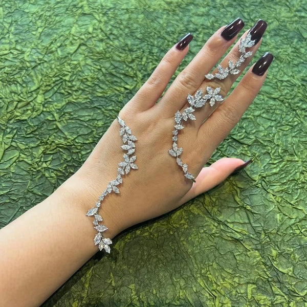 Hand Zircon Palm Bracelet