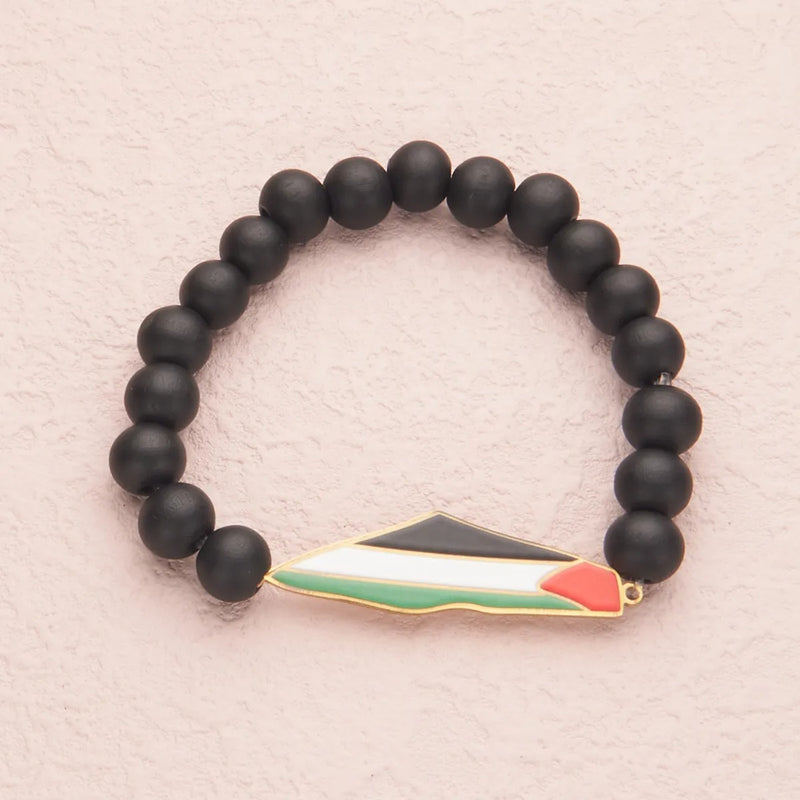 Palestine Beaded Bracelet