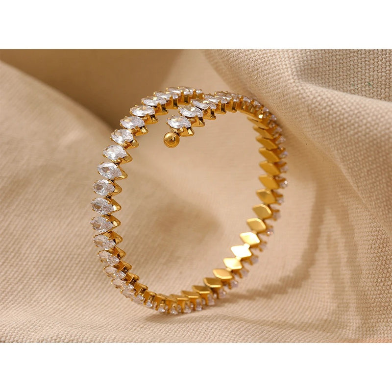 Open Diamond Bracelet