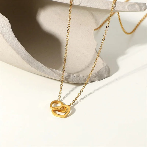 Double Heart Pendent