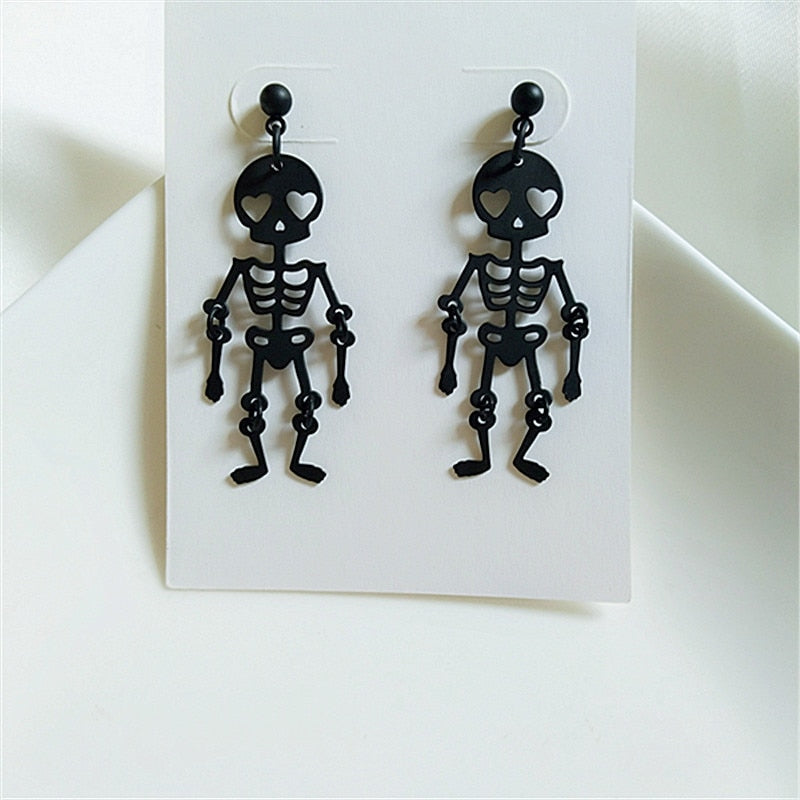 Skull Skeleton Earrings