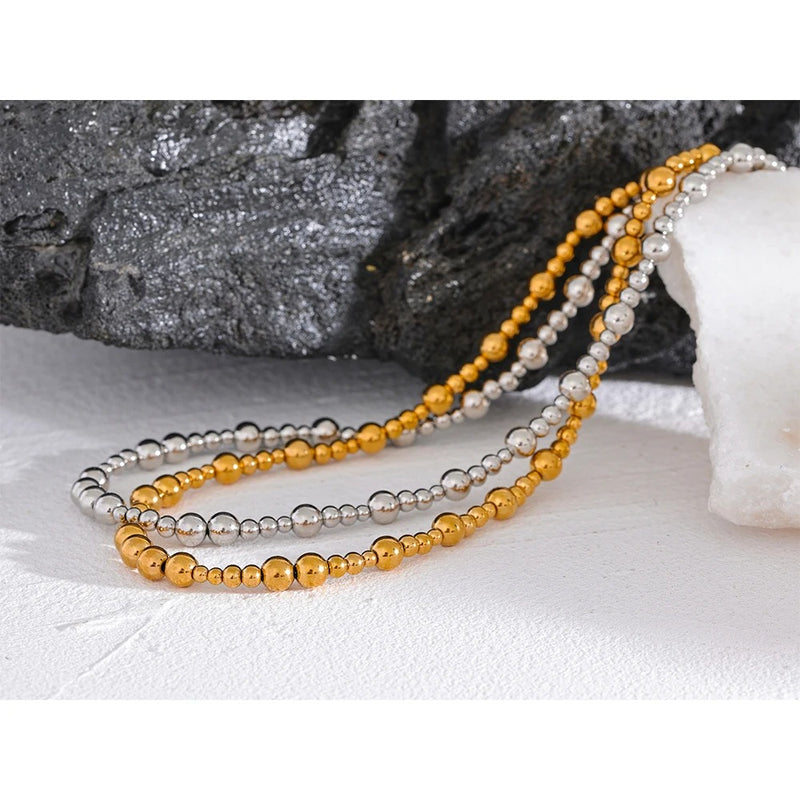 Minimalist Beads Chain Necklace