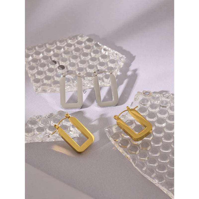 Cube Square Earrings