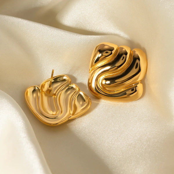 Gold Plated Stud Earrings