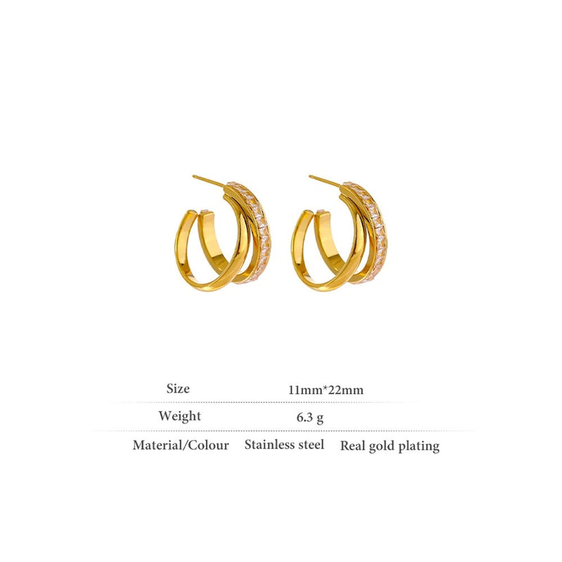 Stud Diamond Earrings