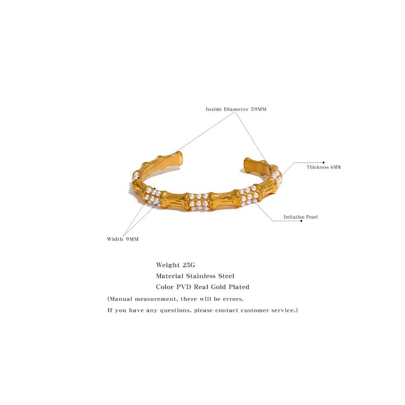 Pearls Cuff Bracelet