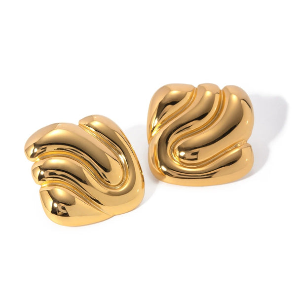 Gold Plated Stud Earrings