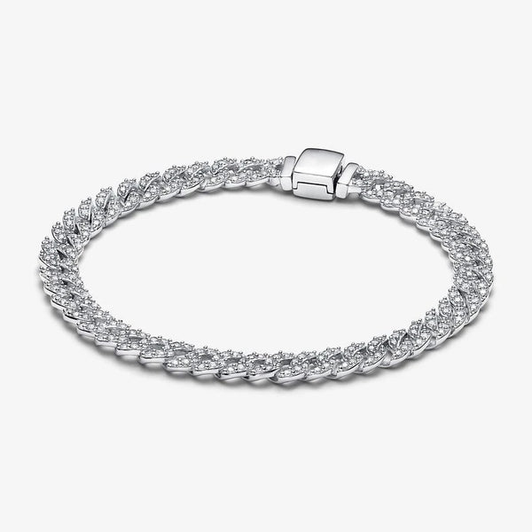 Pavé Cuban Chain Bracelet