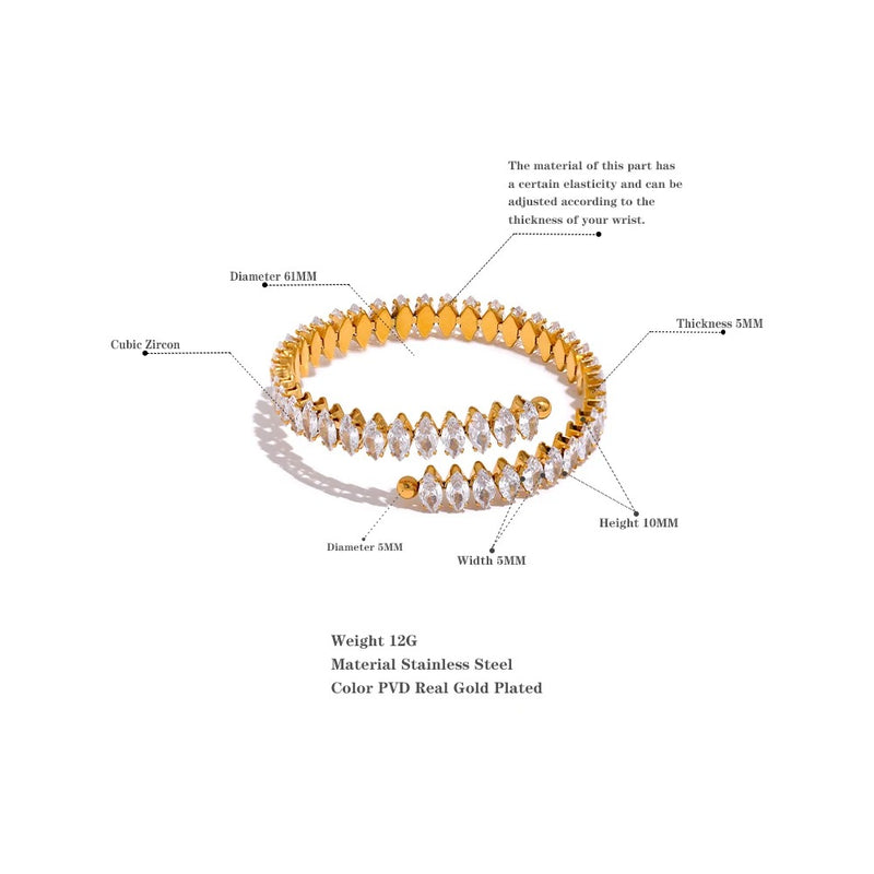 Open Diamond Bracelet